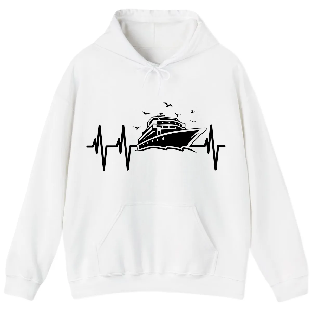 Cruise Heartbeat Hoodie in White