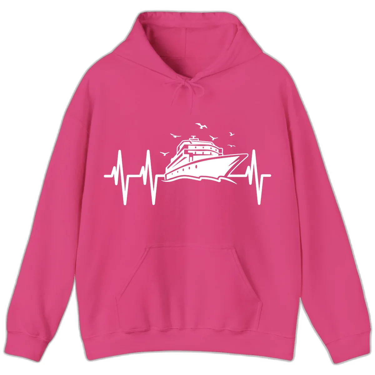 Cruise Heartbeat Hoodie in Heliconia