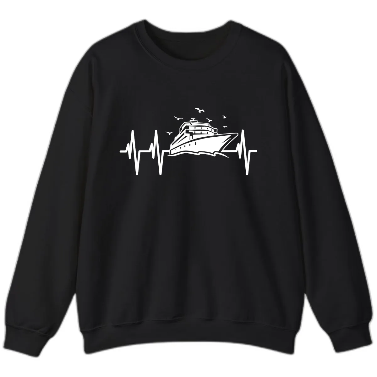 Cruise Heartbeat Sweatshirt in Black