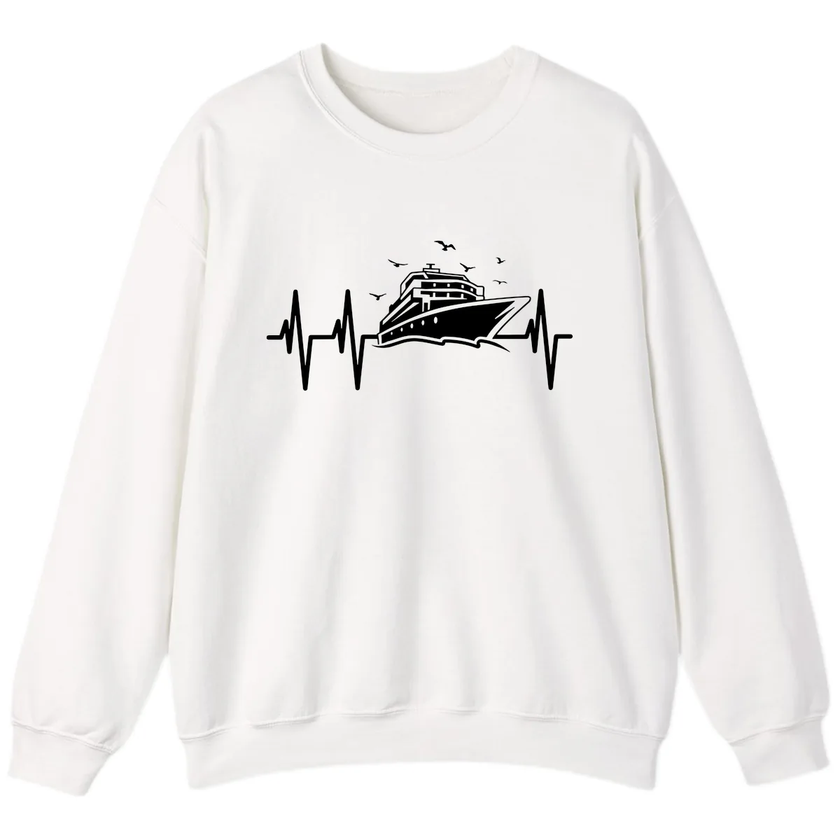 Cruise Heartbeat Sweatshirt in White