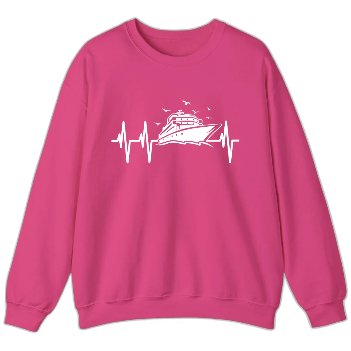 Cruise Heartbeat Sweatshirt in Heliconia
