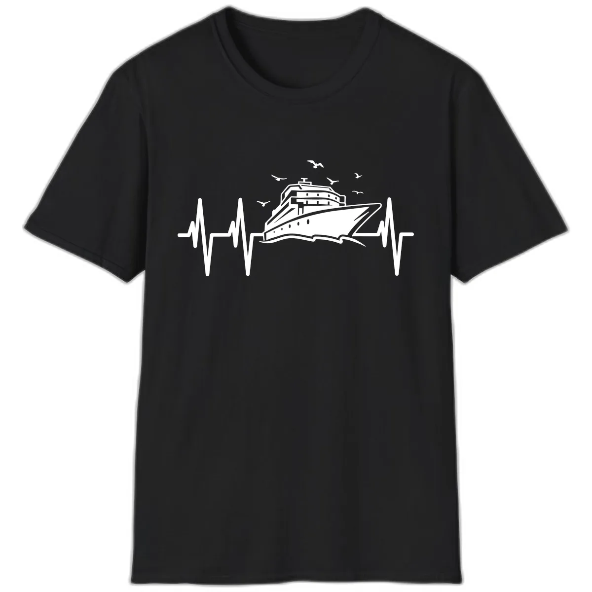 Cruise Heartbeat T-Shirt in Black
