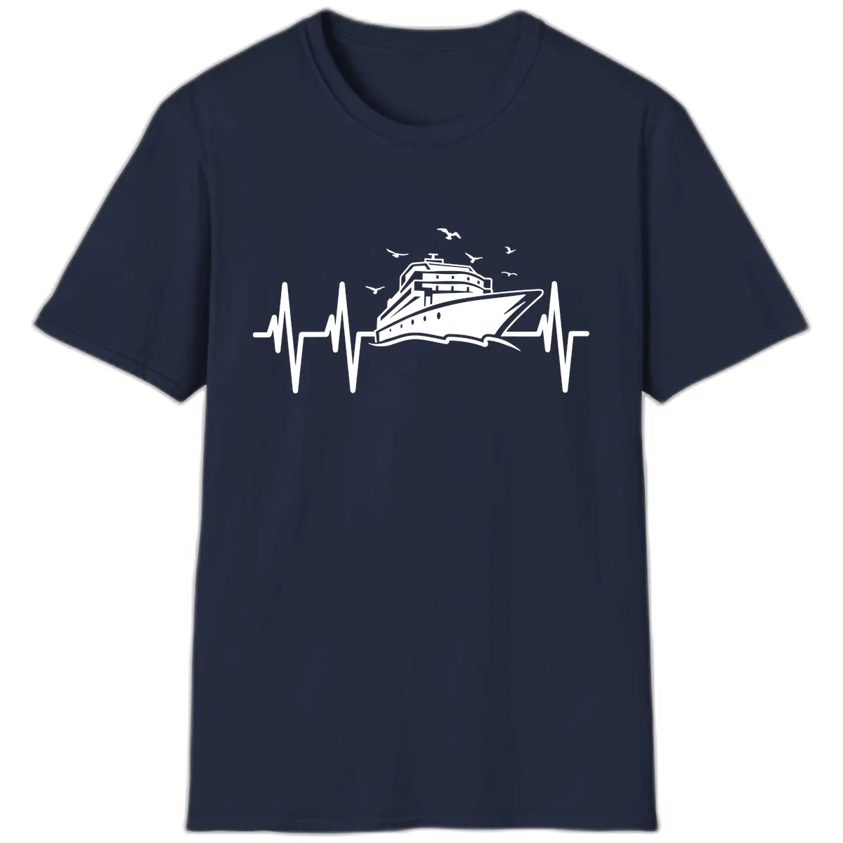 Cruise Heartbeat T-Shirt in Navy