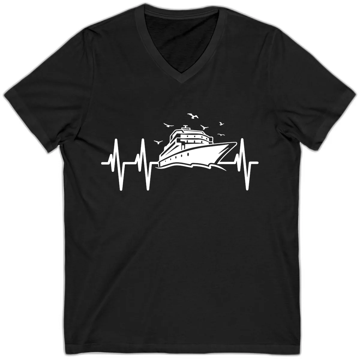 Cruise Heartbeat V-Neck in Black