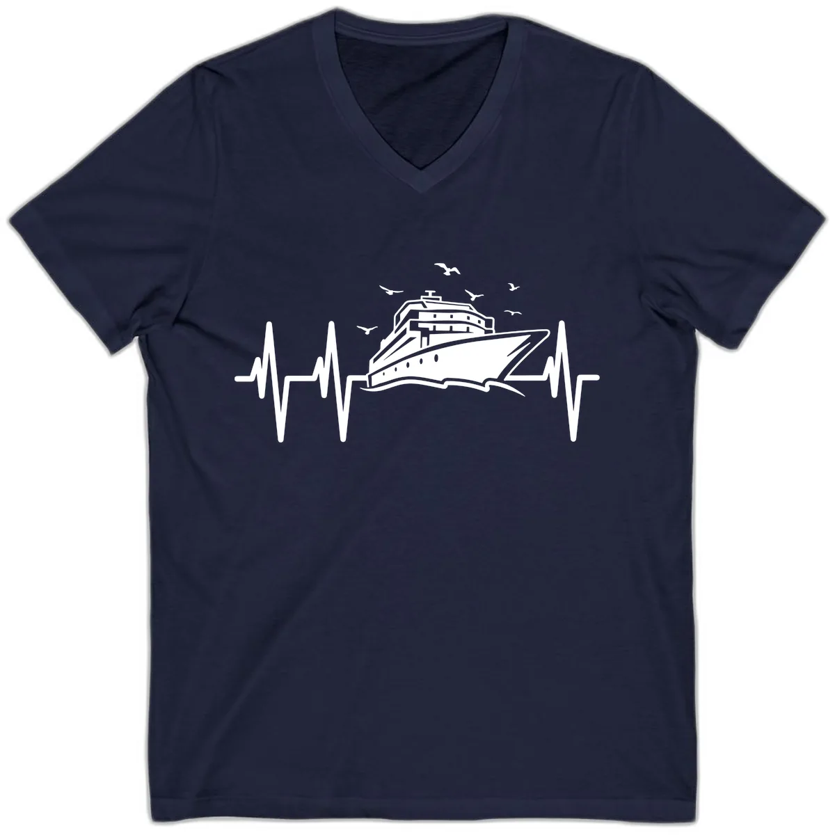 Cruise Heartbeat V-Neck in Navy