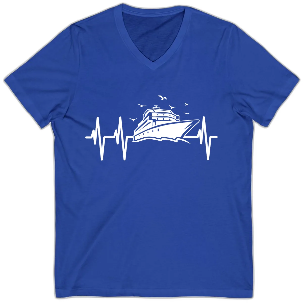 Cruise Heartbeat V-Neck in True Royal
