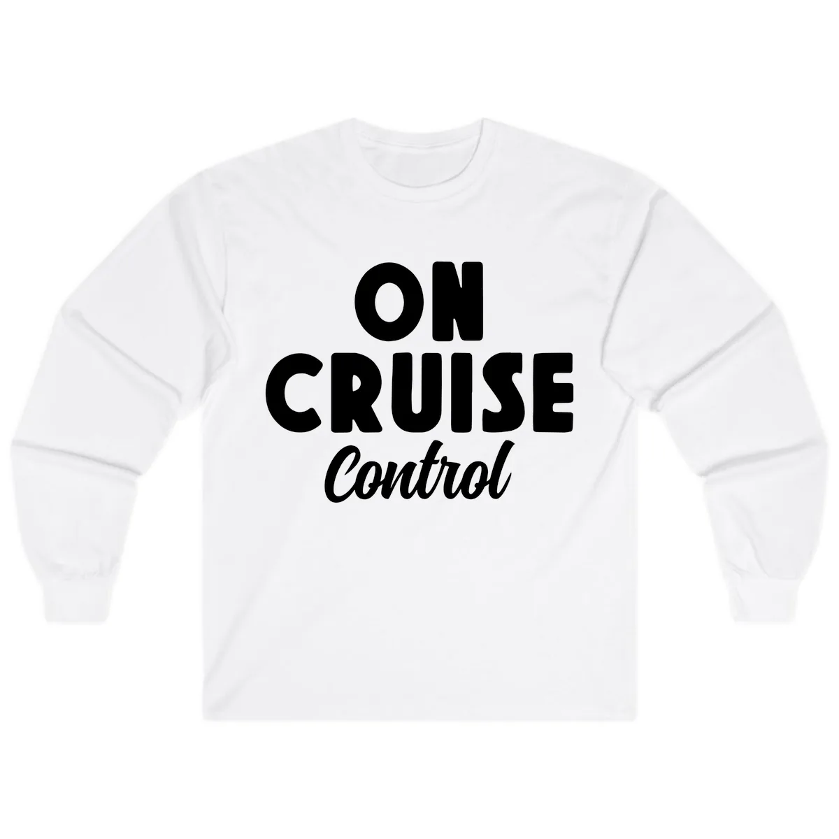 On Cruise Control Long Sleeve in White