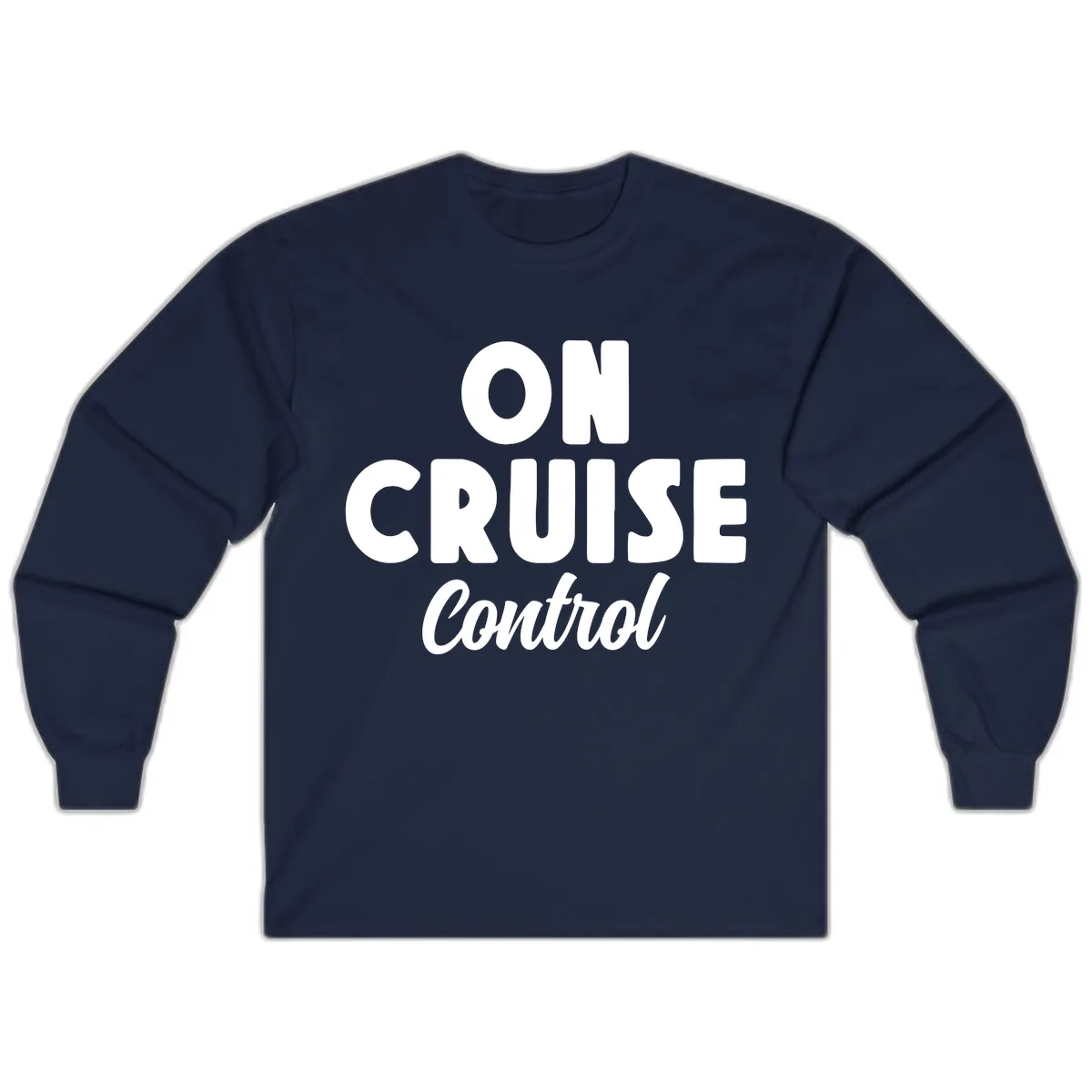 On Cruise Control Long Sleeve in Navy