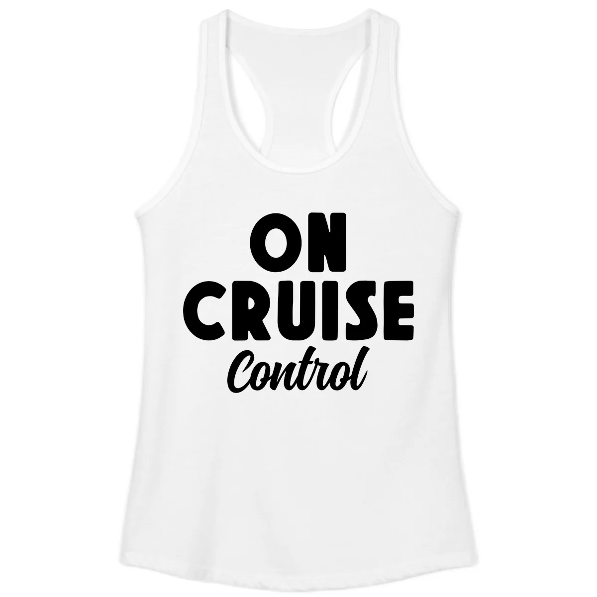 On Cruise Control Ladies Tank in White