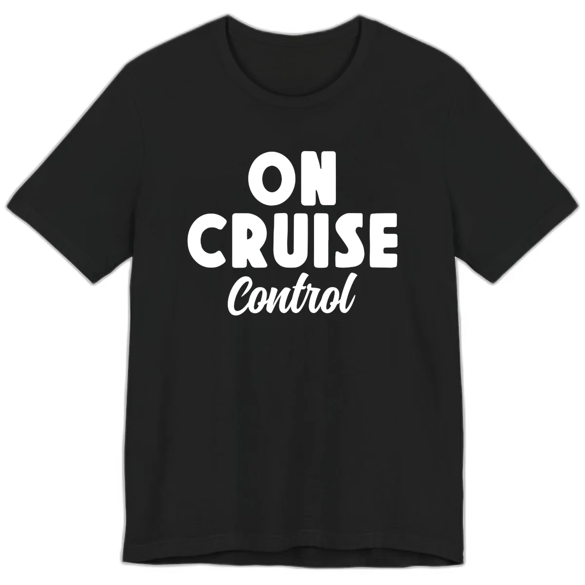 On Cruise Control Premium T-Shirt in Black
