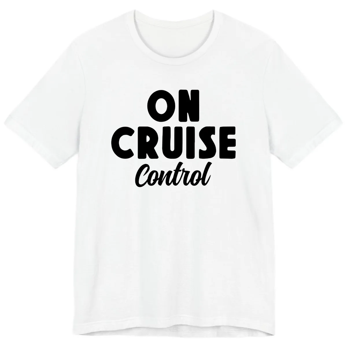 On Cruise Control Premium T-Shirt in White