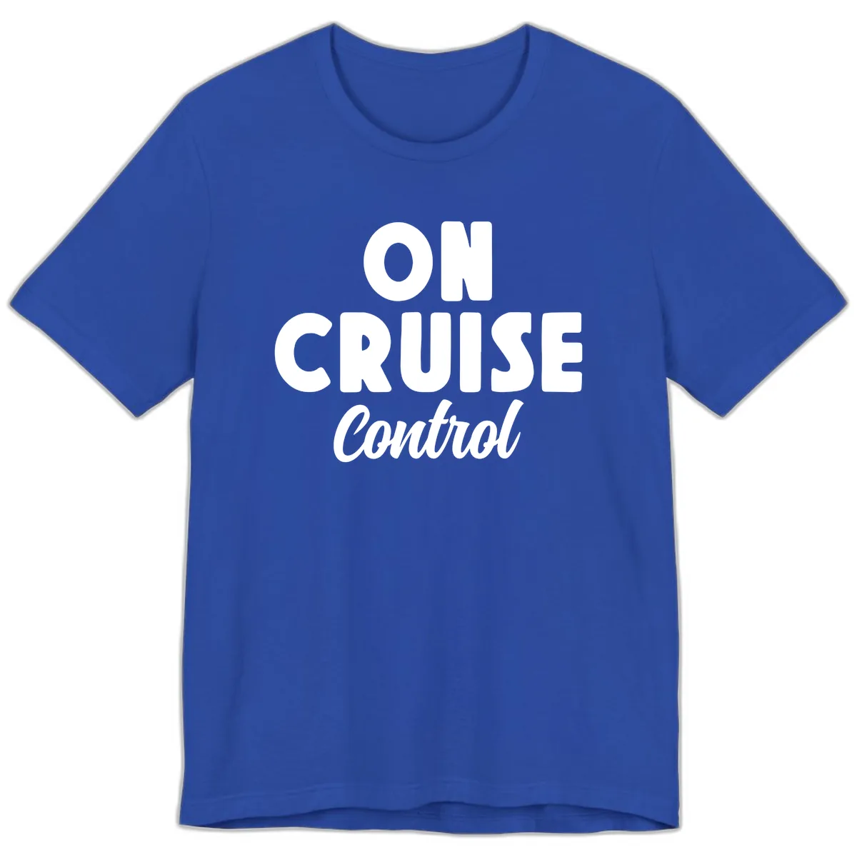On Cruise Control Premium T-Shirt in True Royal