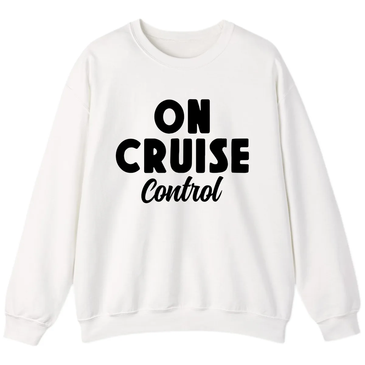 On Cruise Control Sweatshirt in White