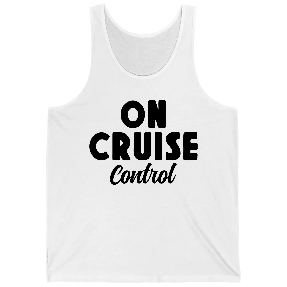 On Cruise Control Tank in White