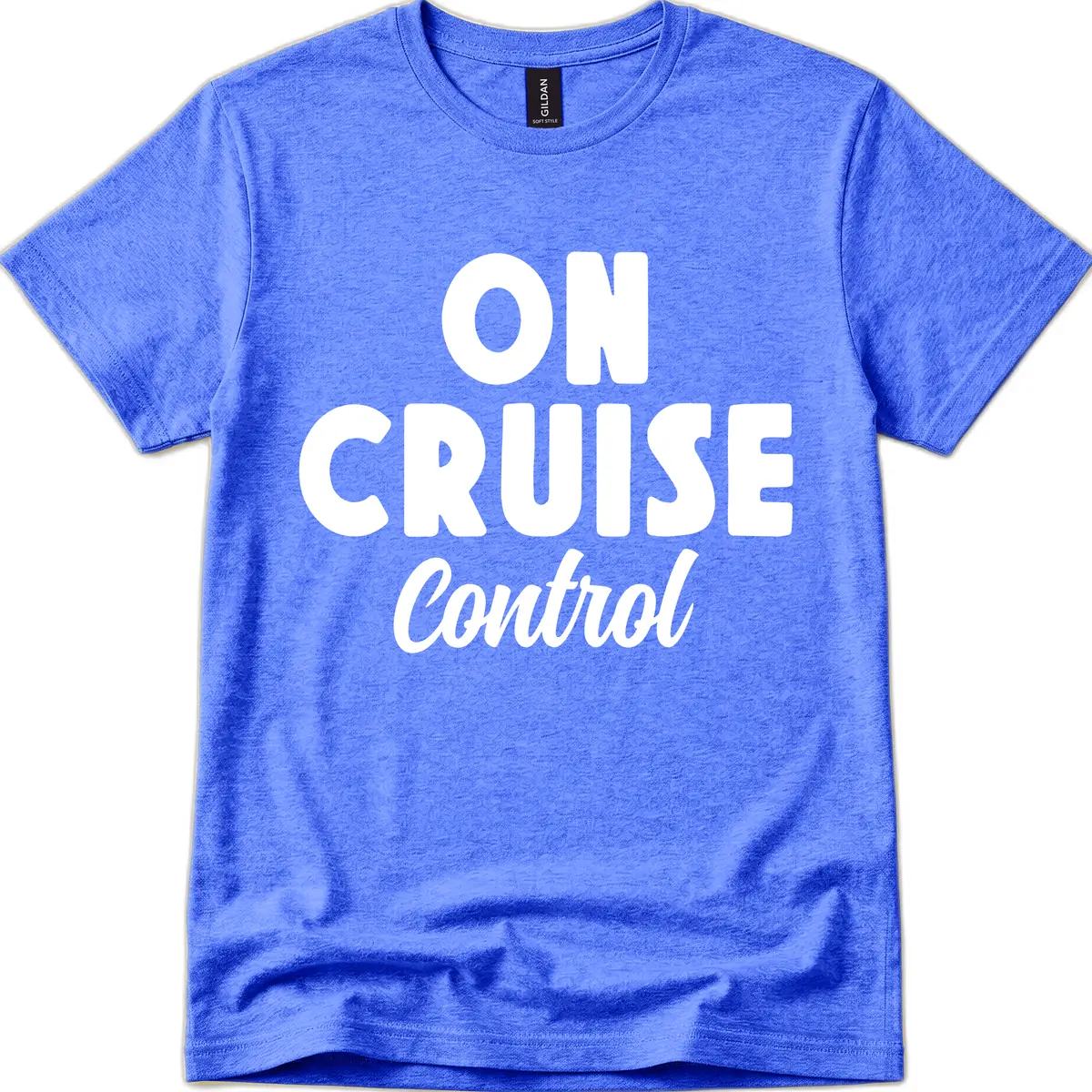 On Cruise Control T-Shirt in Heather Royal