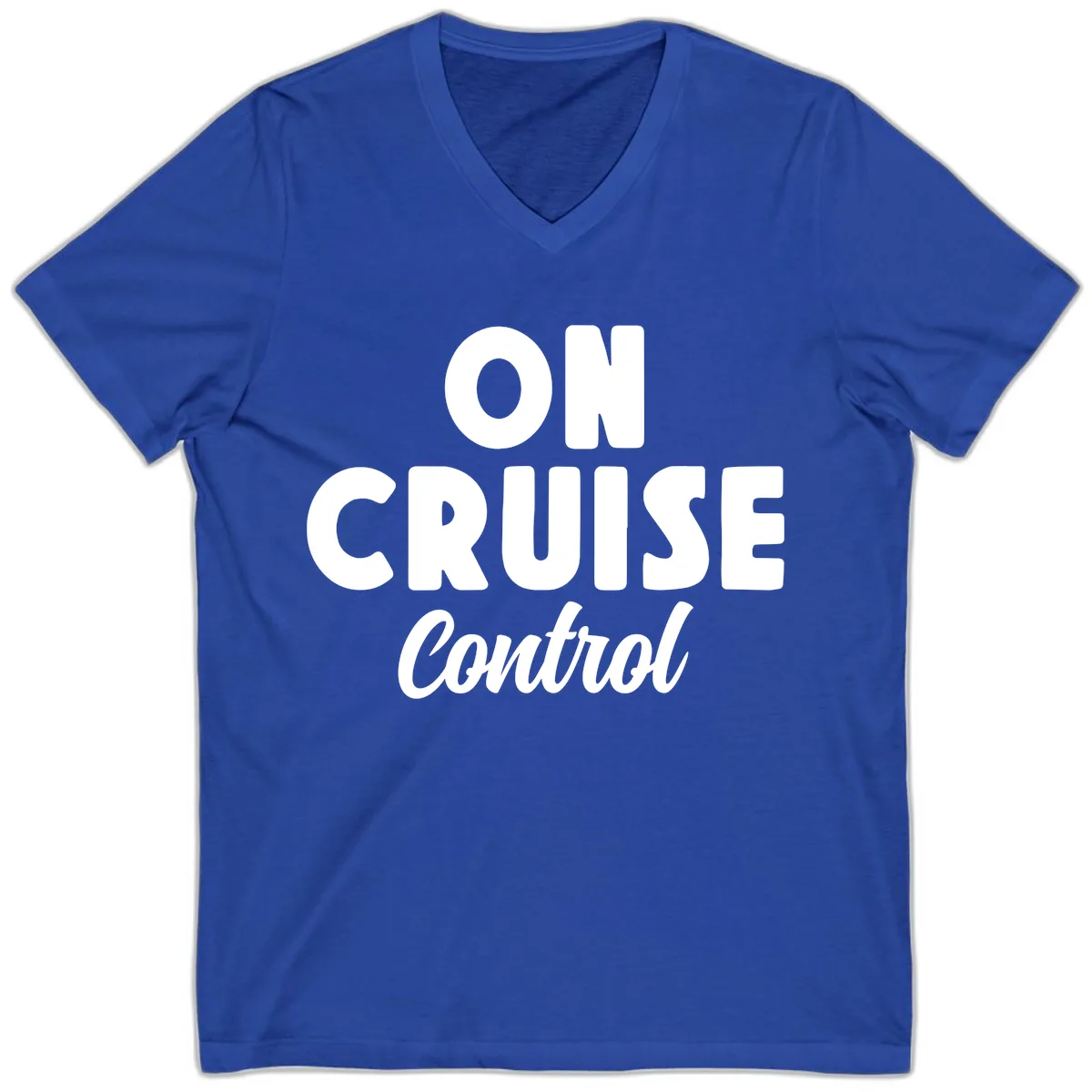 On Cruise Control V-Neck in True Royal