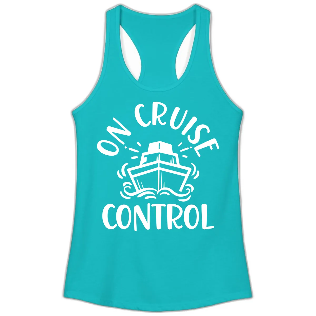 Own Cruise Control Ladies Tank in Tahiti Blue