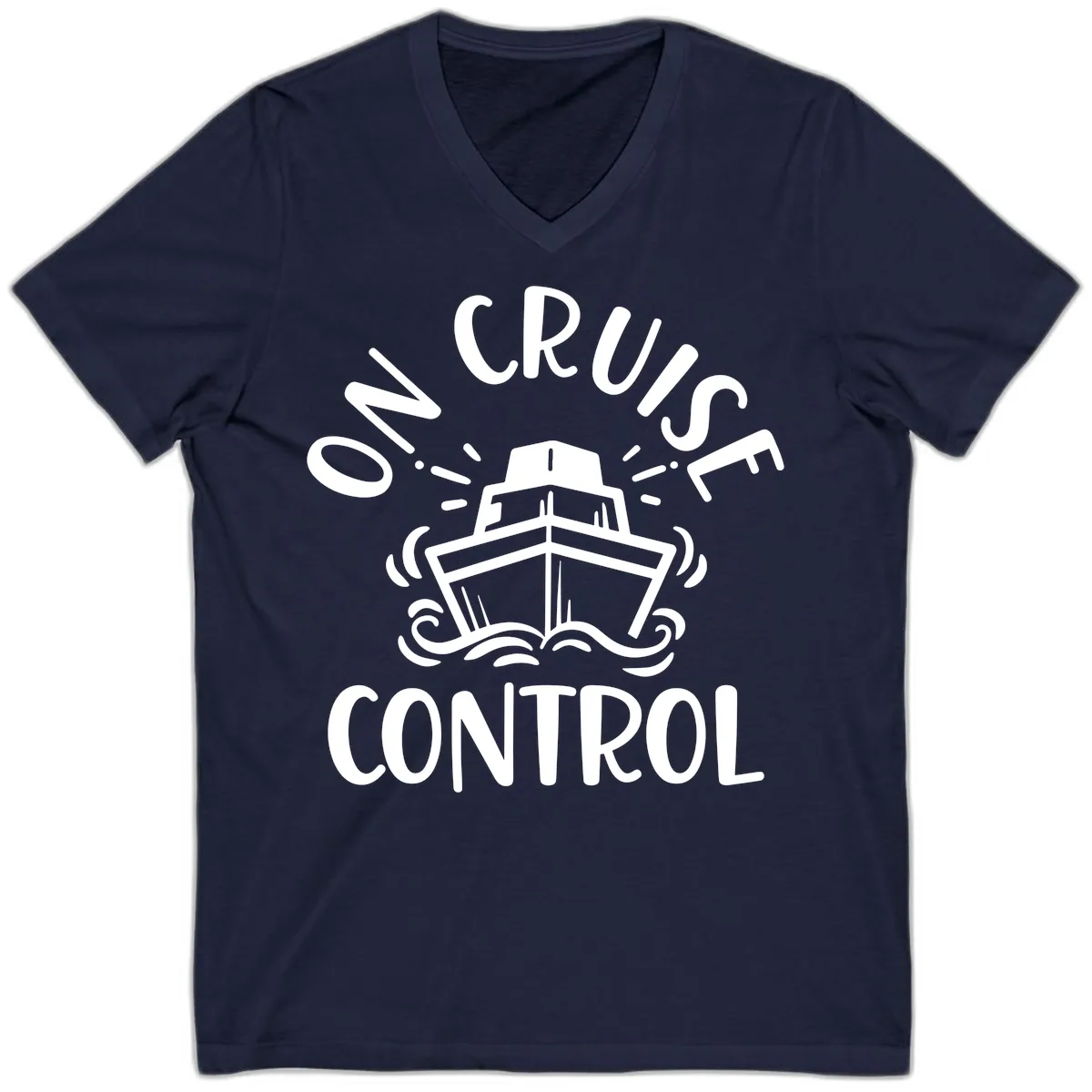 Own Cruise Control V-Neck in Navy