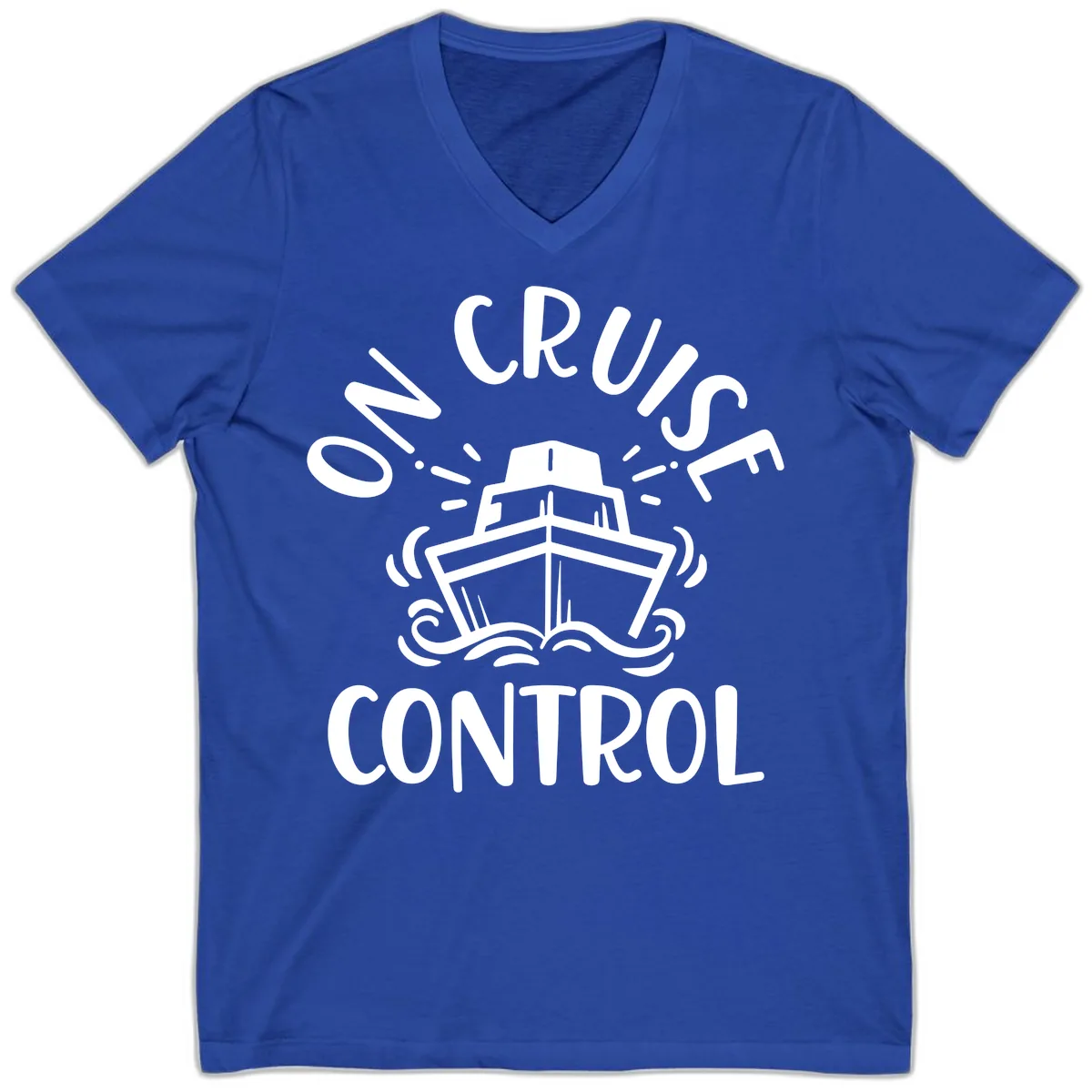 Own Cruise Control V-Neck in True Royal