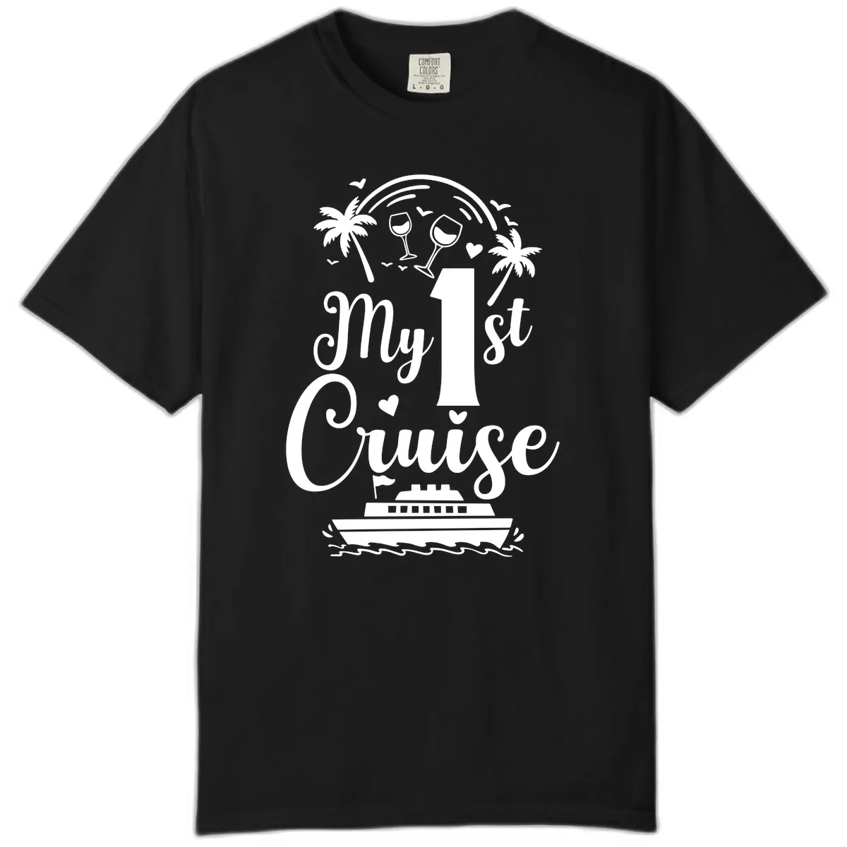 My 1st Cruise Comfort Color in Black