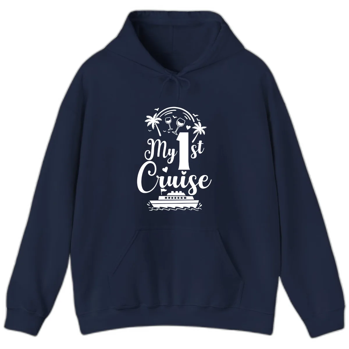 My 1st Cruise Hoodie in Navy