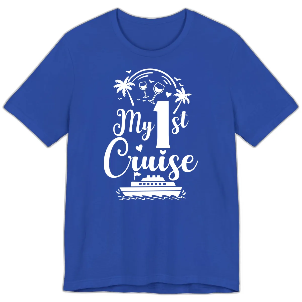 My 1st Cruise Premium T-Shirt in True Royal