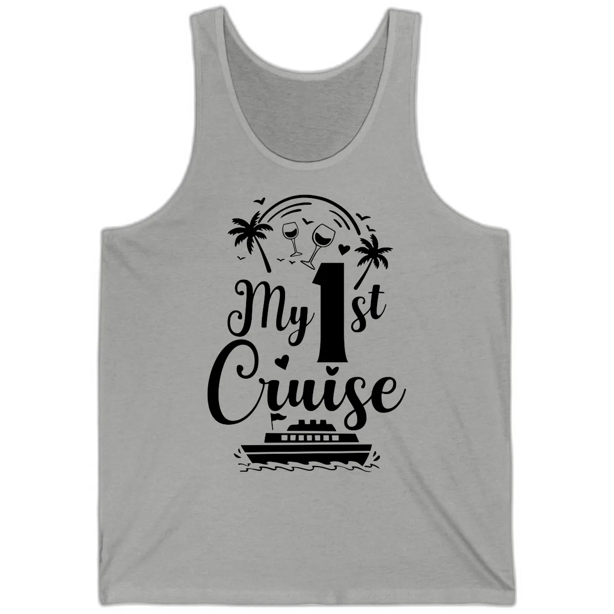 My 1st Cruise Tank in Athletic Heather
