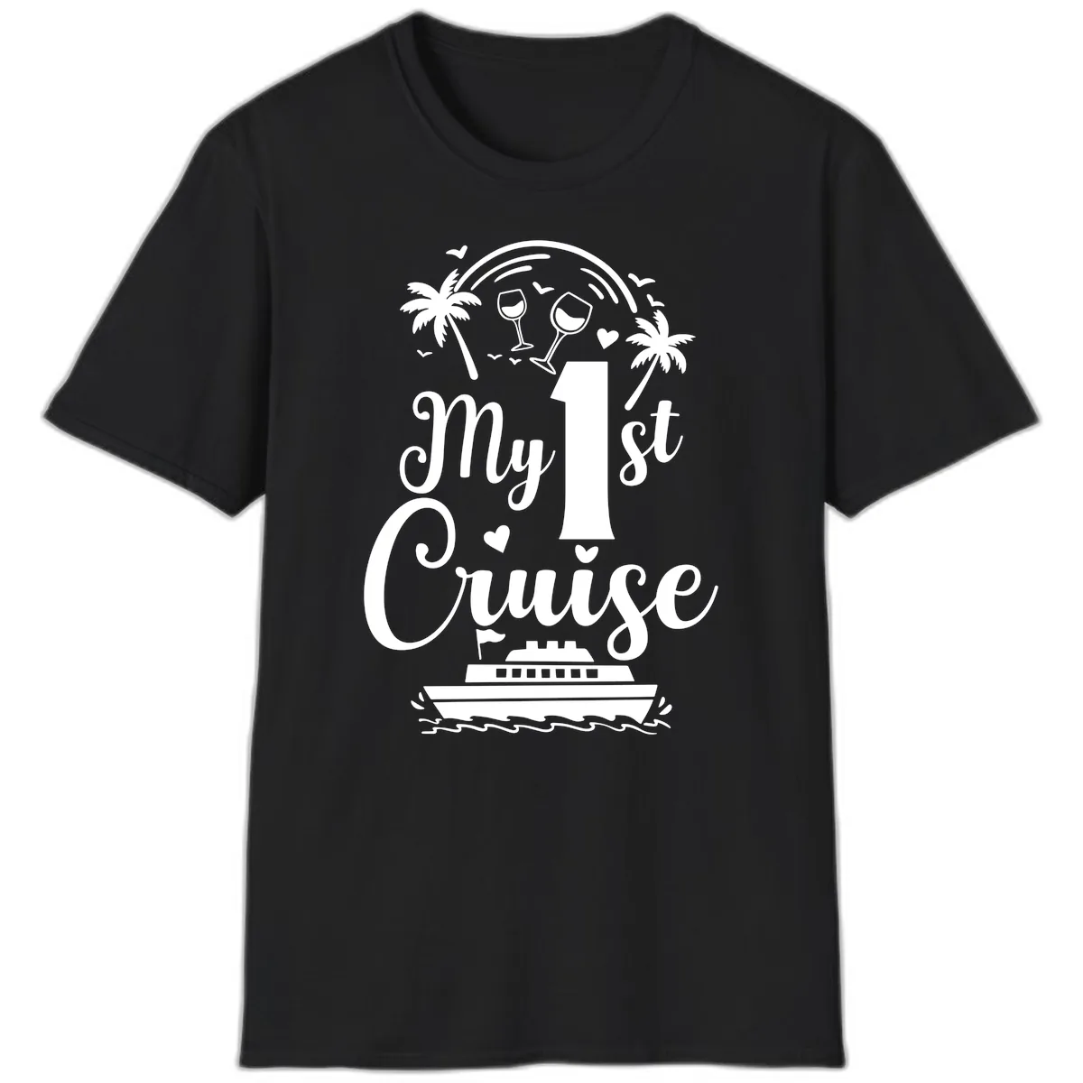 My 1st Cruise T-Shirt in Black