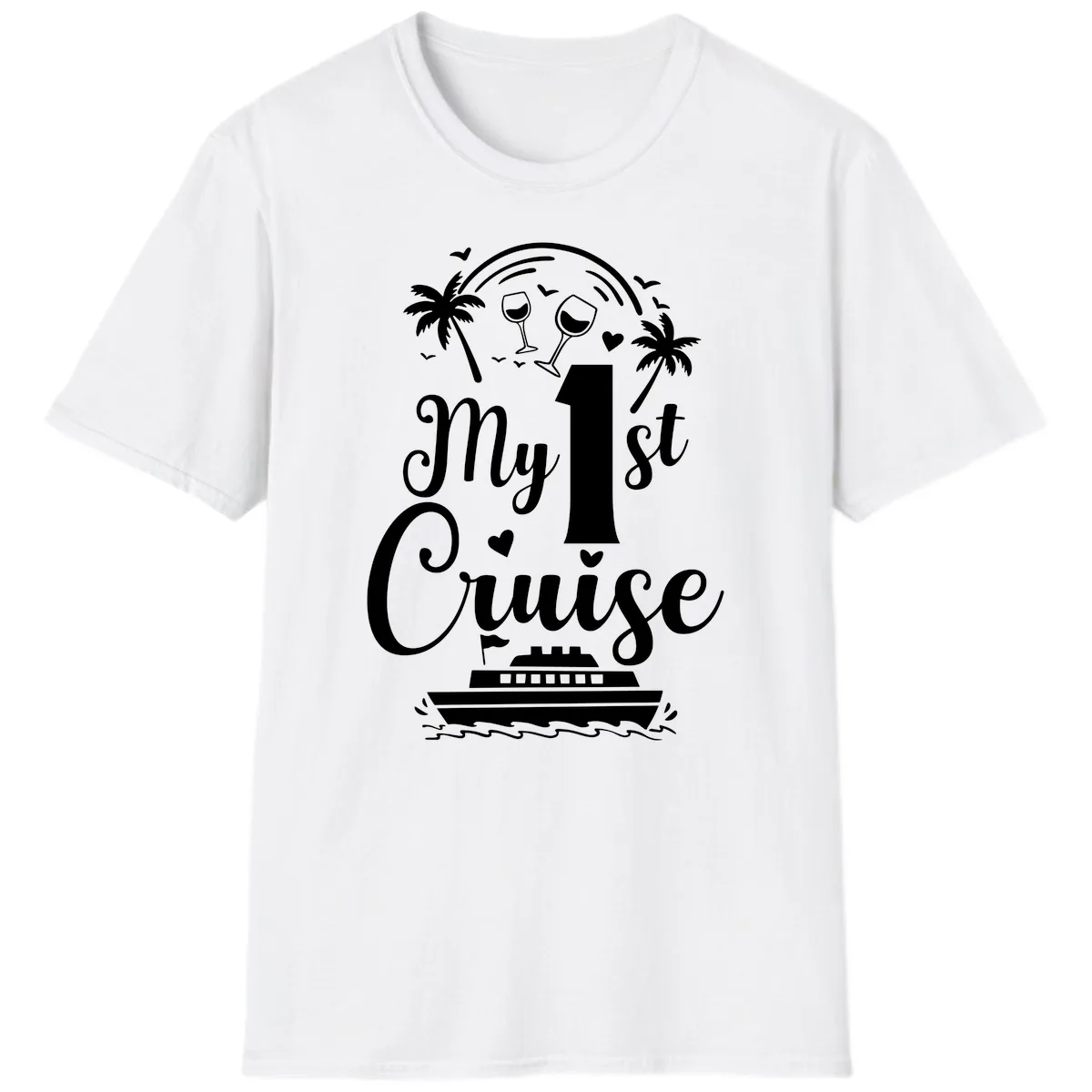 My 1st Cruise T-Shirt in White