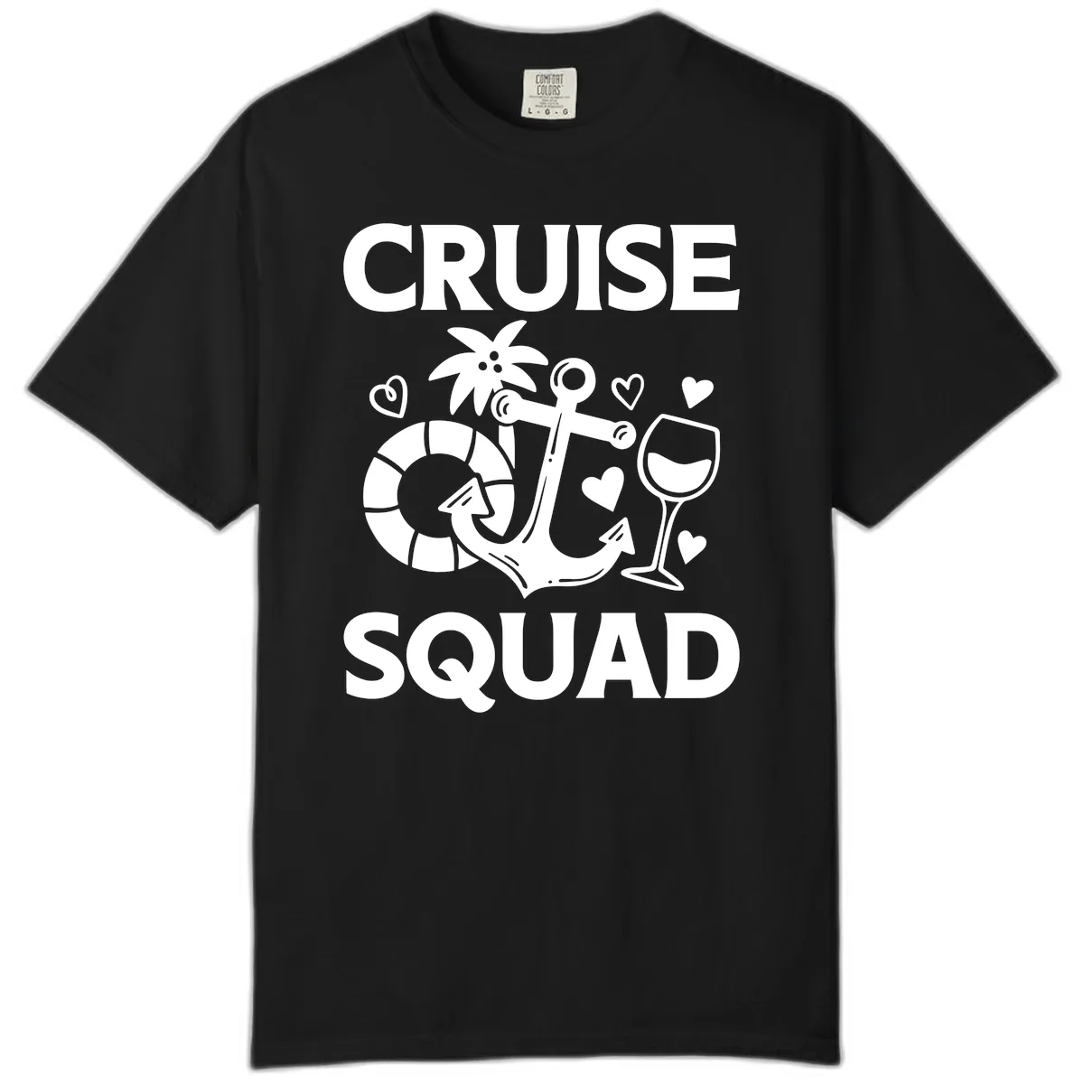 Cruise Squad Comfort Color in Black