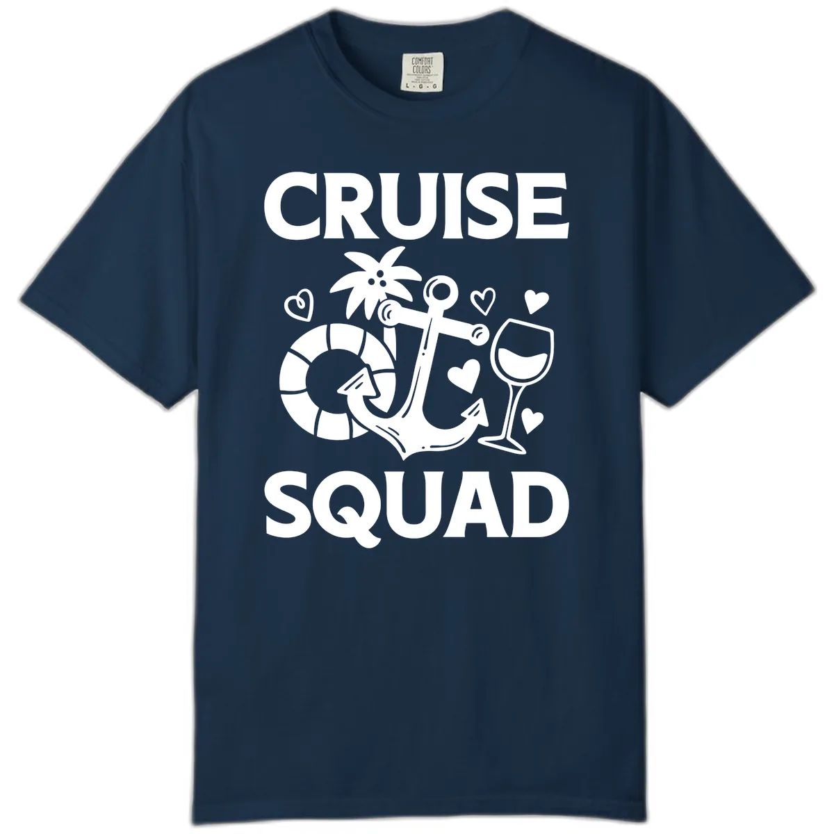 Cruise Squad Comfort Color in True Navy