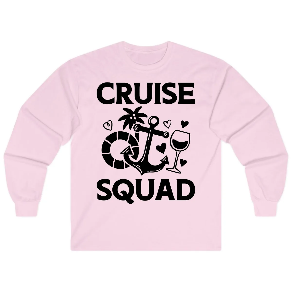 Cruise Squad Long Sleeve in Light Pink