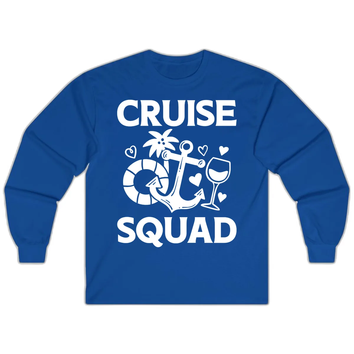 Cruise Squad Long Sleeve in Royal