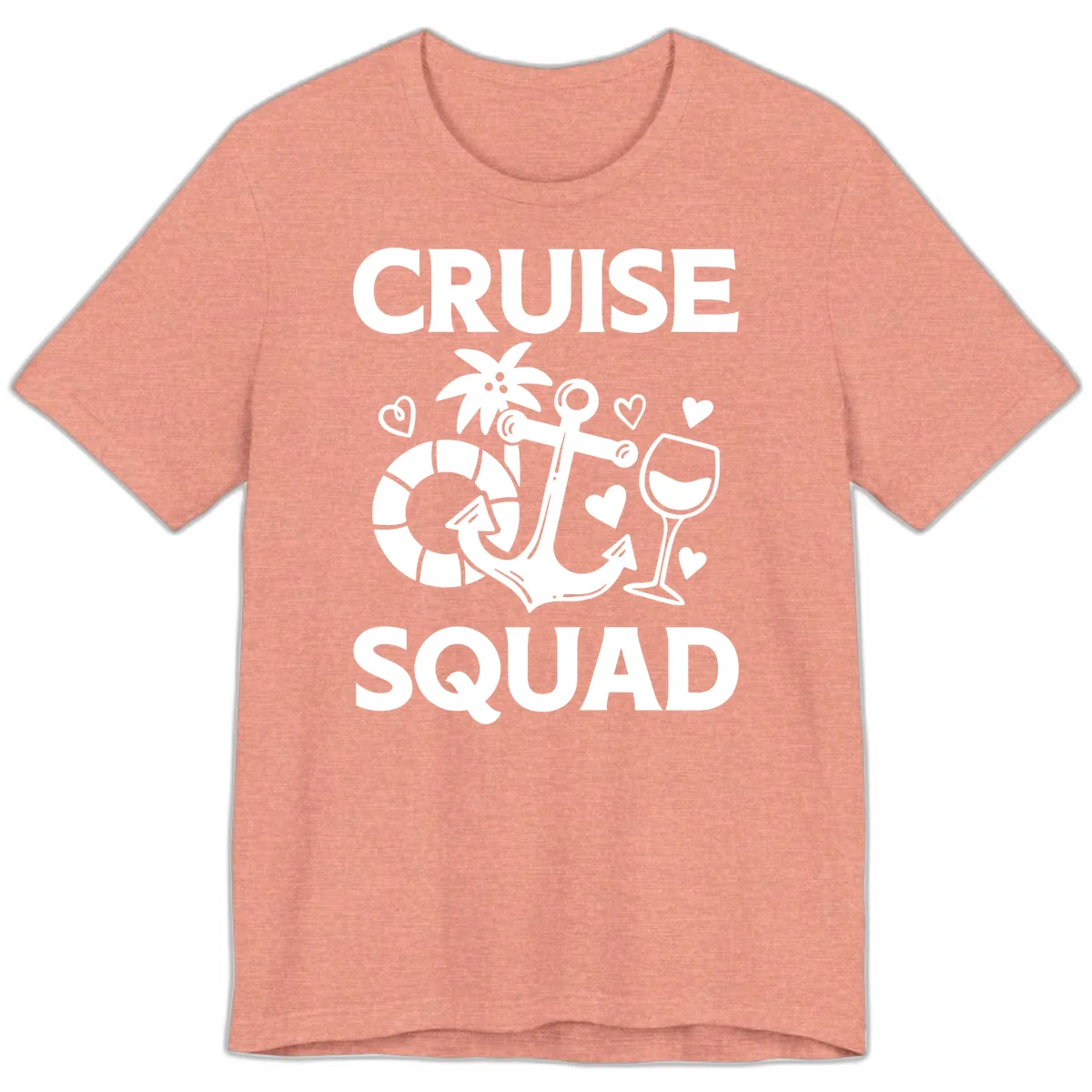 Cruise Squad Premium T-Shirt in Heather Sunset