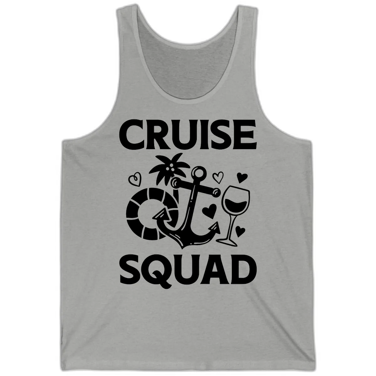 Cruise Squad Tank in Athletic Heather