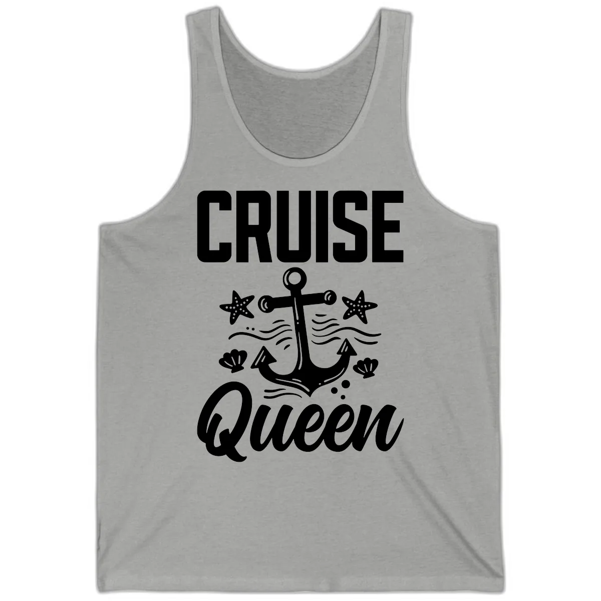 Cruise Queen Anchor Tank in Athletic Heather