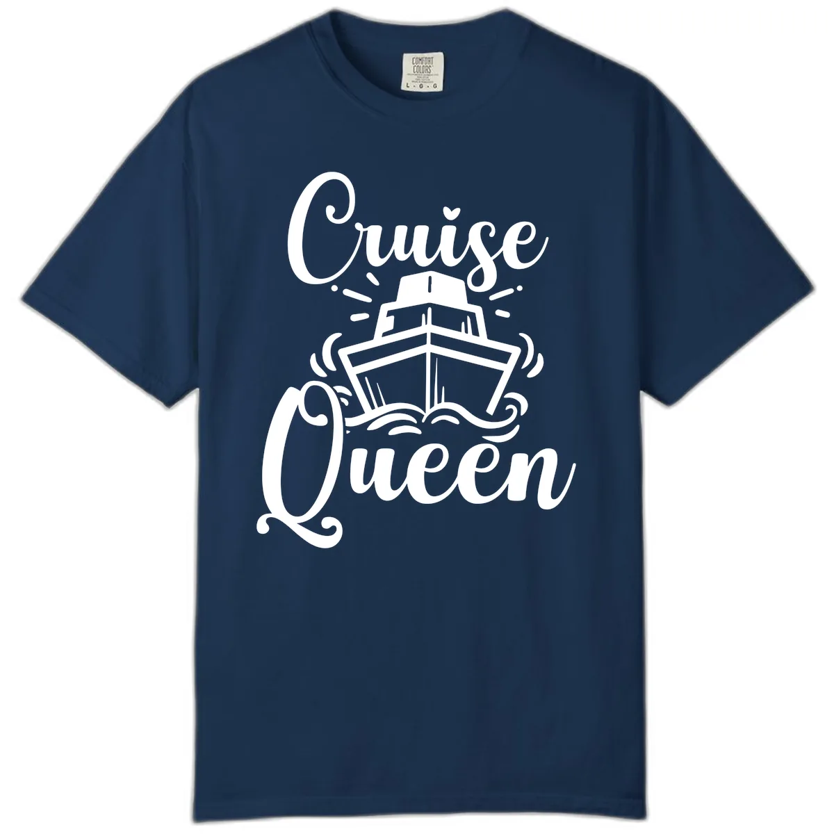 Cruise Queen Comfort Color in Navy