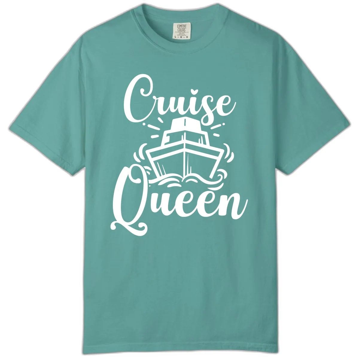 Cruise Queen Comfort Color in Seafoam