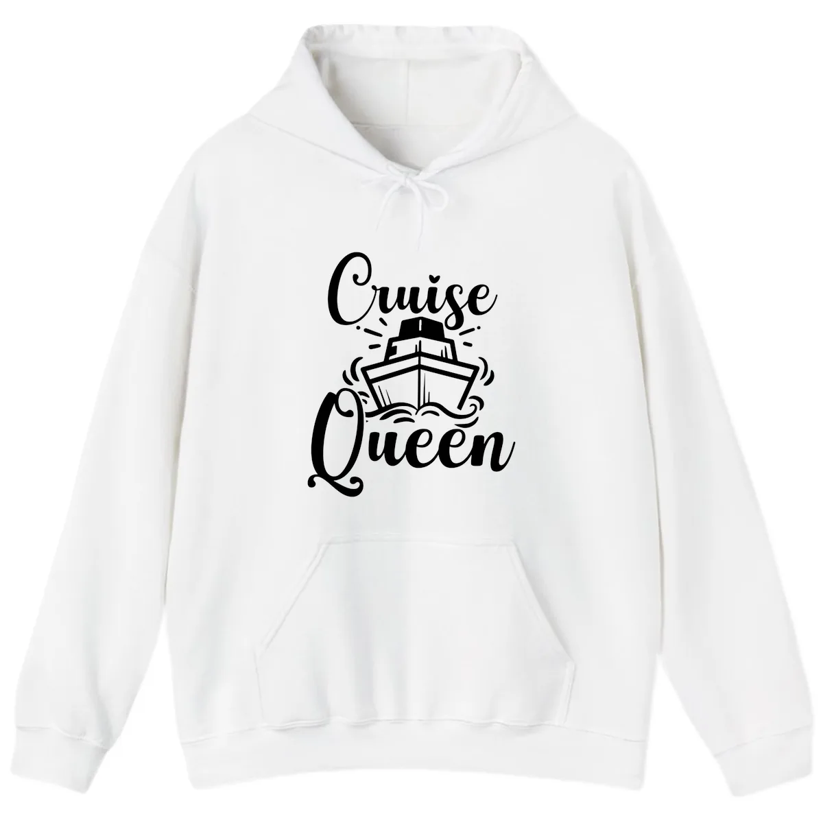 Cruise Queen Hoodie in White