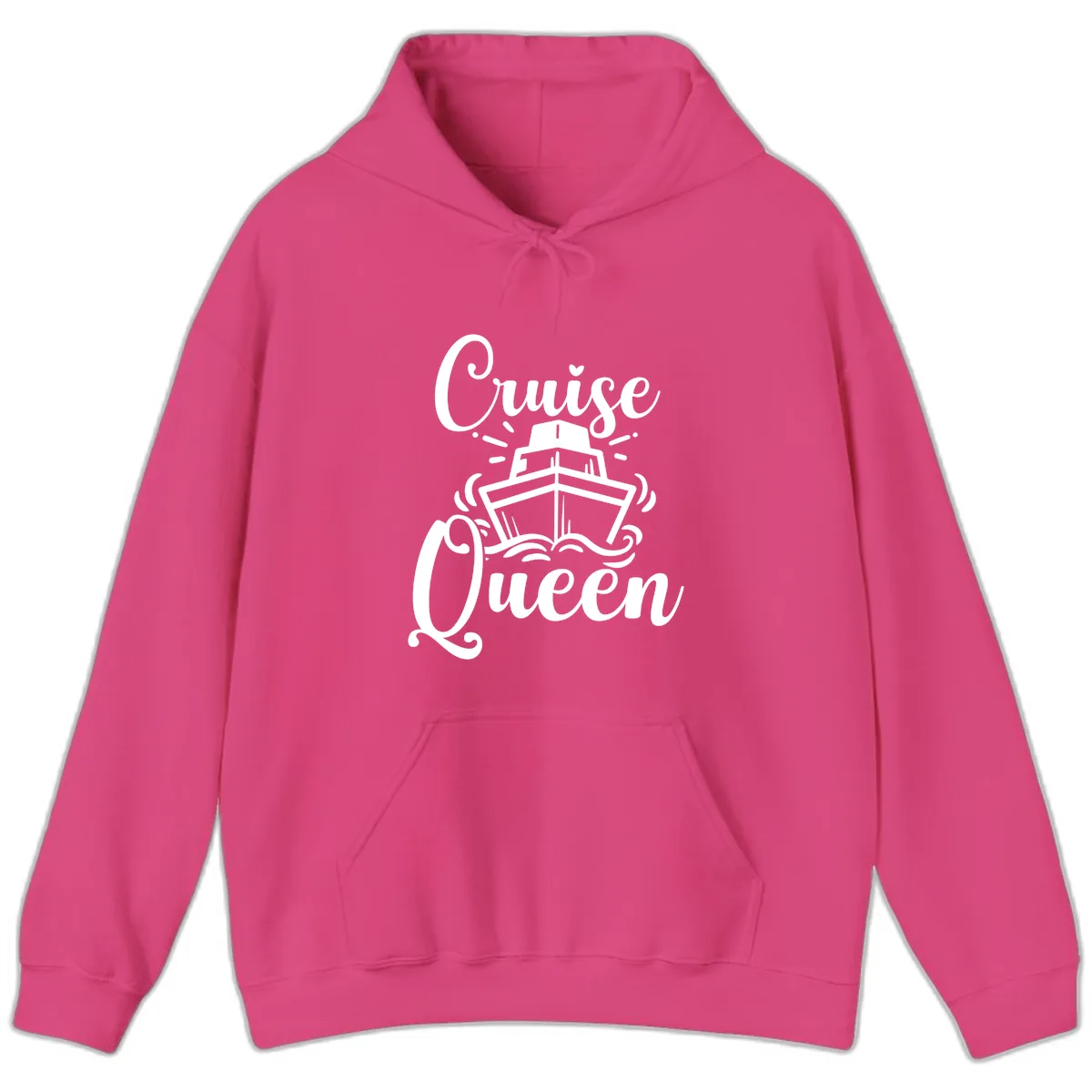Cruise Queen Hoodie in Heliconia