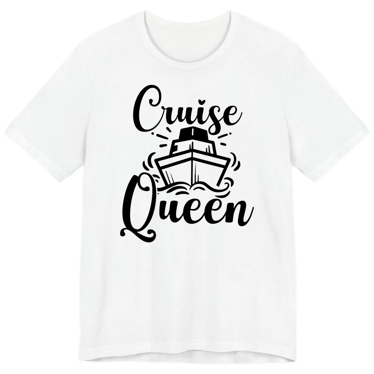 Cruise Queen Premium T-Shirt in White