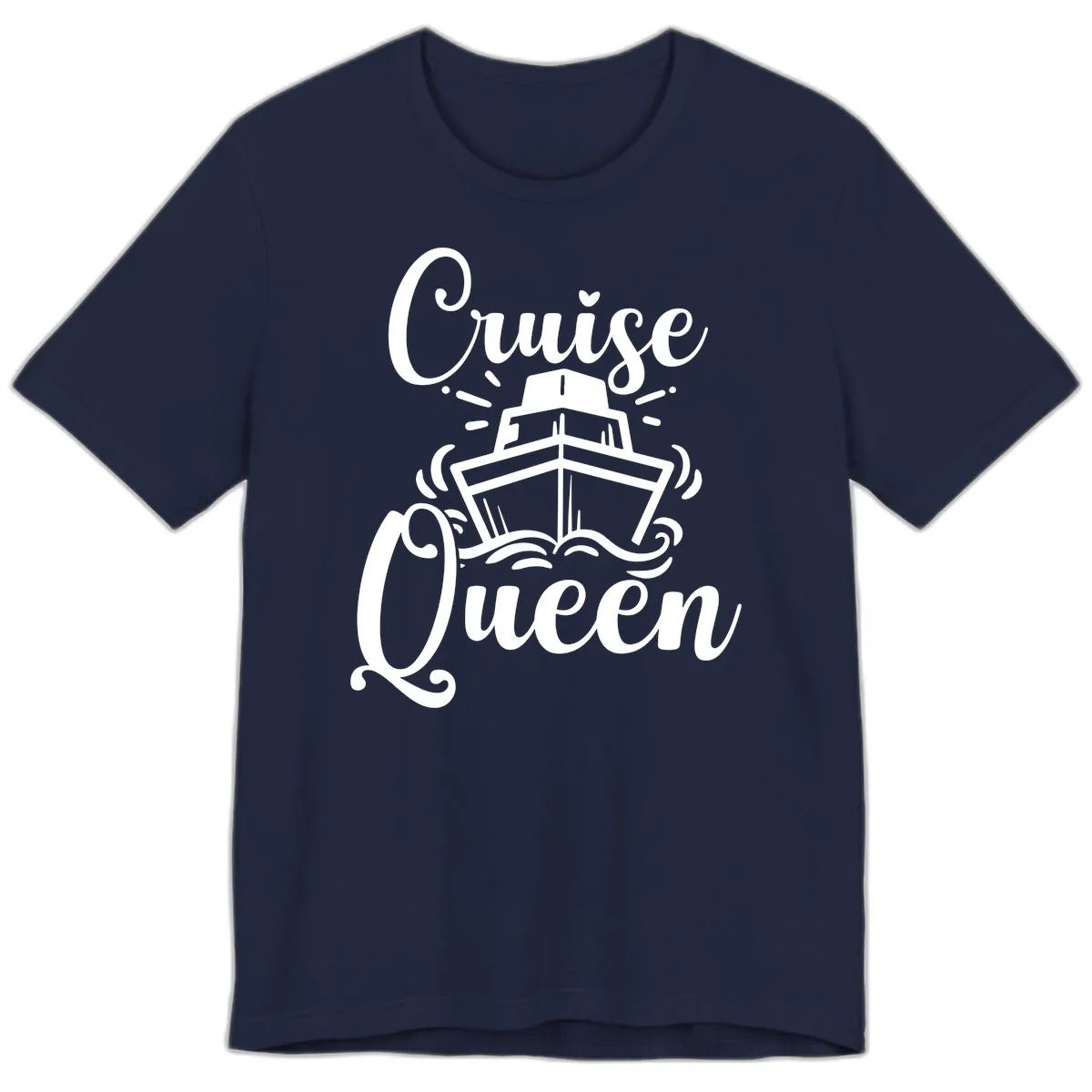 Cruise Queen Premium T-Shirt in Navy