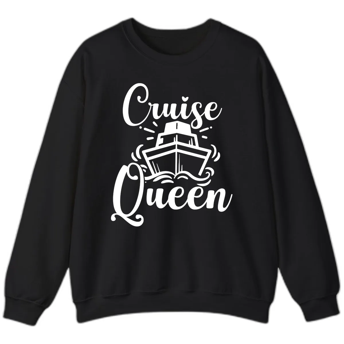 Cruise Queen Sweatshirt in Black