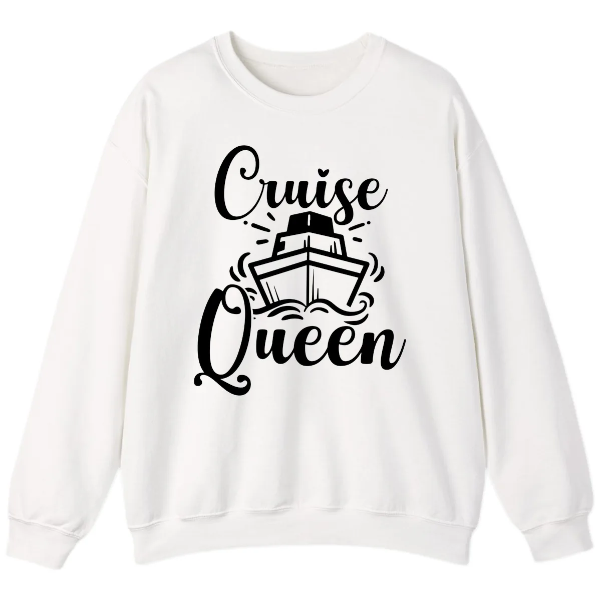 Cruise Queen Sweatshirt in White