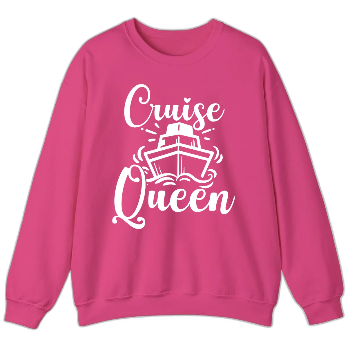 Cruise Queen Sweatshirt in Heliconia