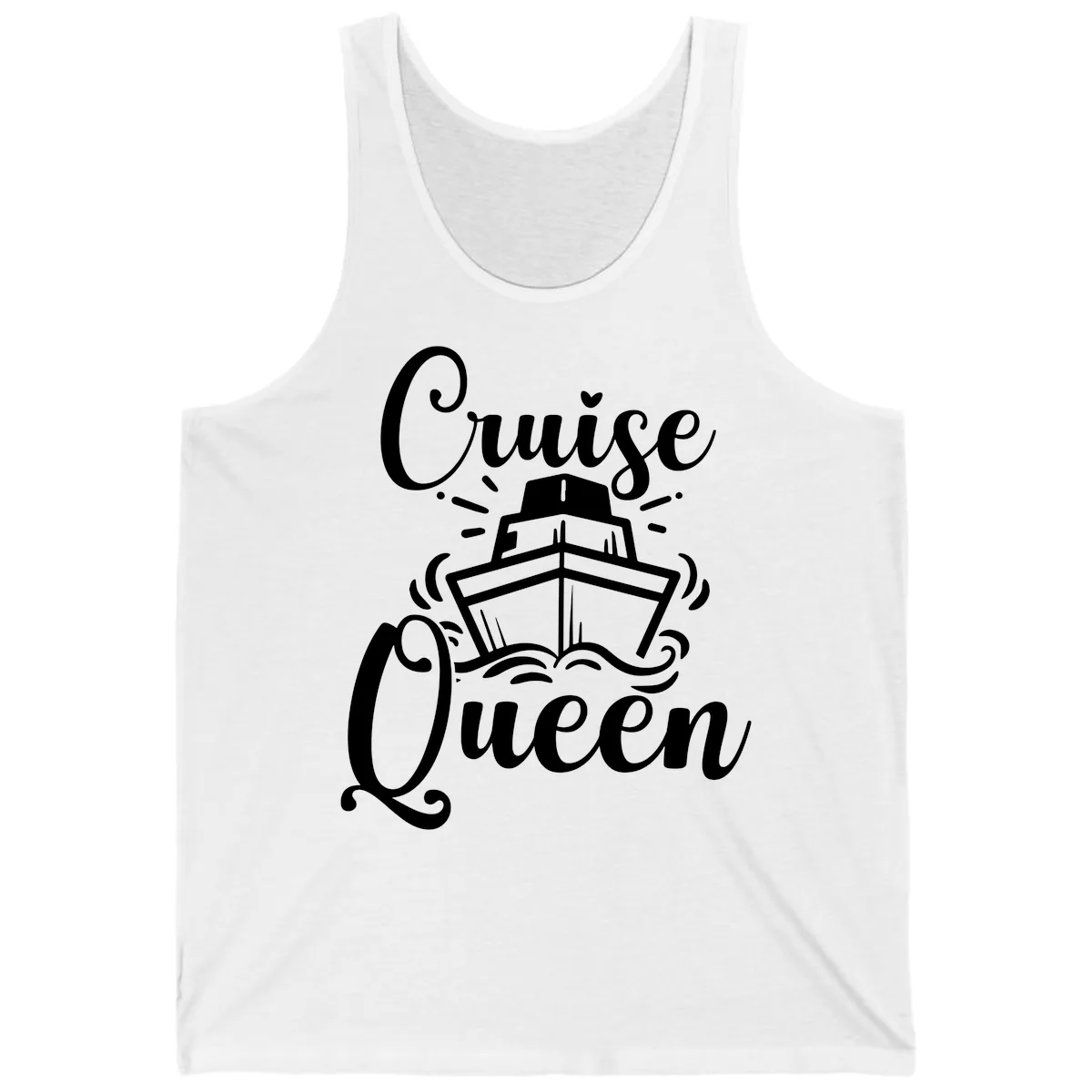Cruise Queen Tank in White