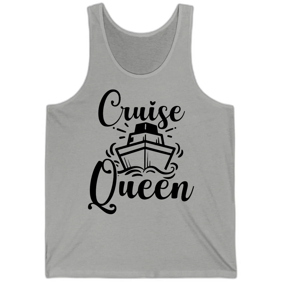 Cruise Queen Tank in Athletic Heather