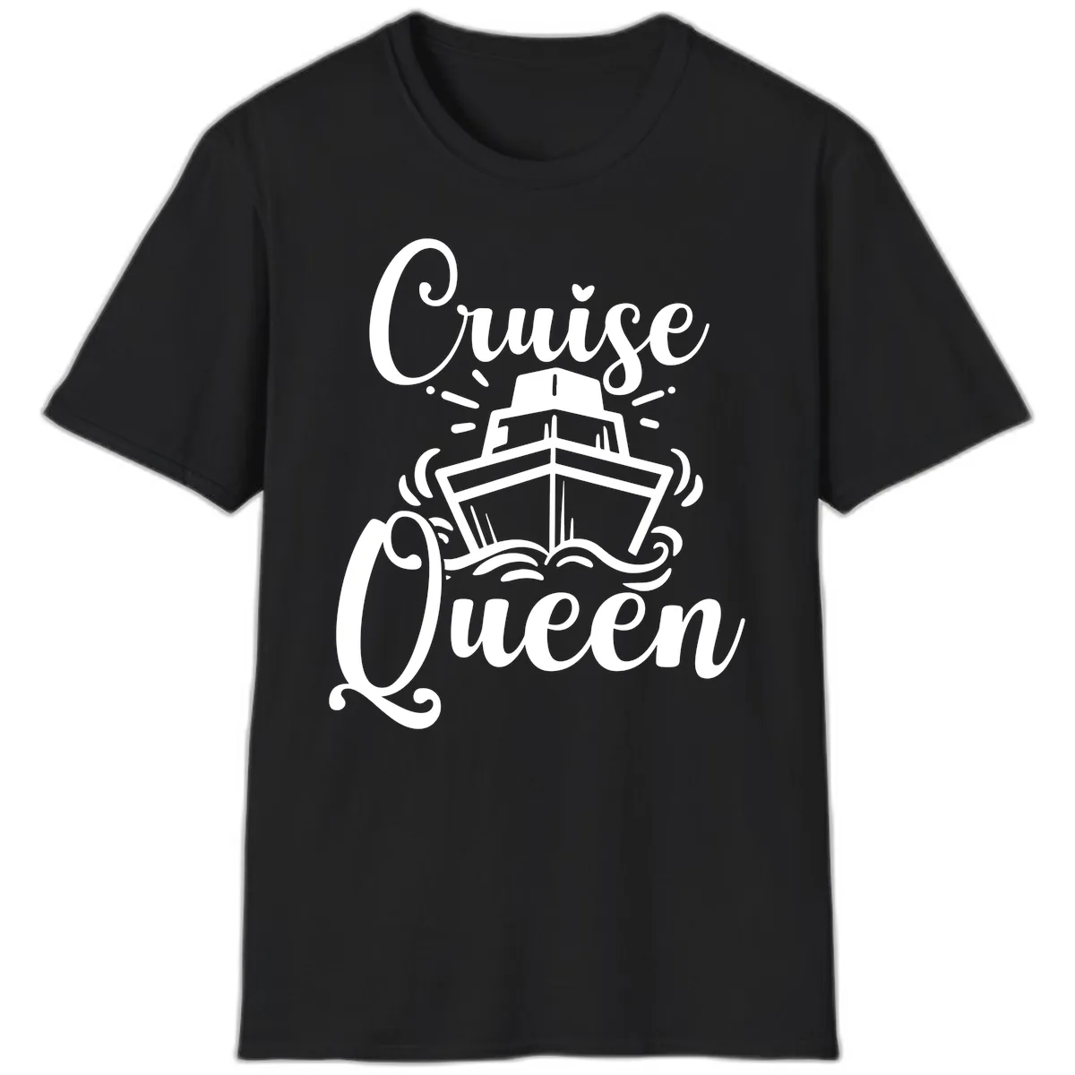Cruise Queen T-Shirt in Black