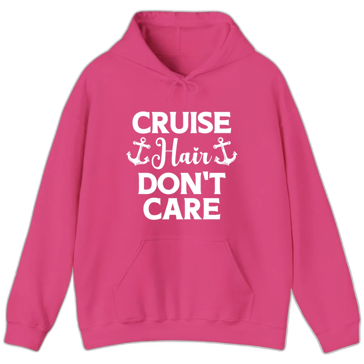 Cruise Hair Don't Care Hoodie in Heliconia