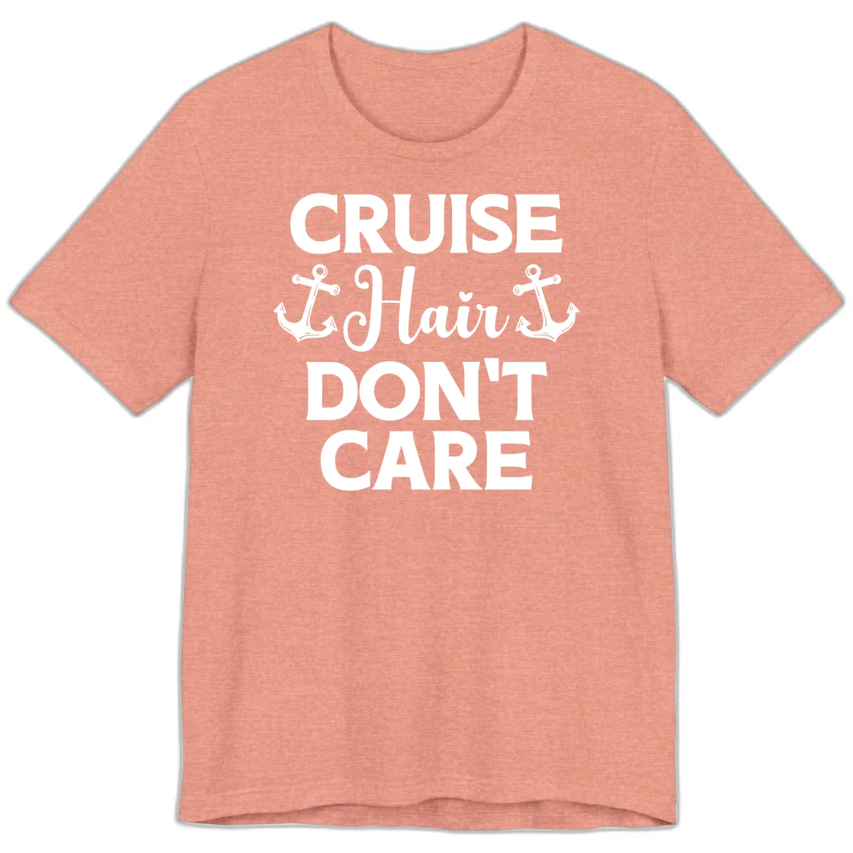 Cruise Hair Don't Care Premium T-Shirt in Heather Sunset